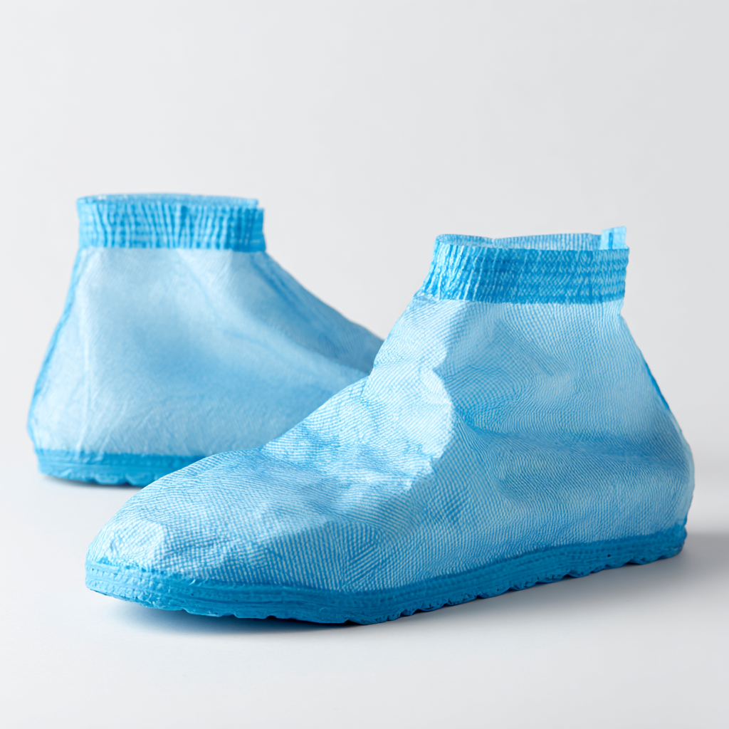 Phyle Premium Non-Slip Disposable Shoe Covers (Set of 100)